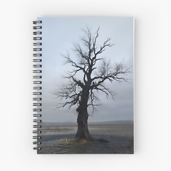 Item preview, Lonely Tree in Empty Field – Minimal Sad Aesthetic designed and sold by quibrak.