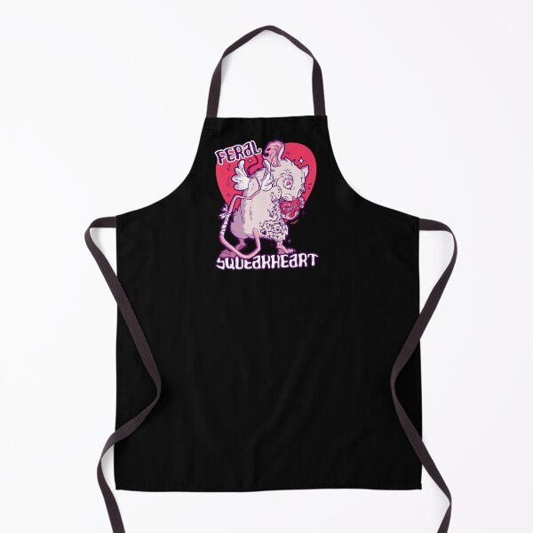 Item preview, Feral Squeakheart - sweetheart mouse pun designed and sold by SPIRIMAL.