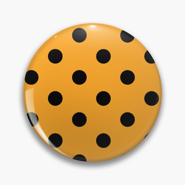 Item preview, Black polka dots on yellow background designed and sold by RishabhArts1.