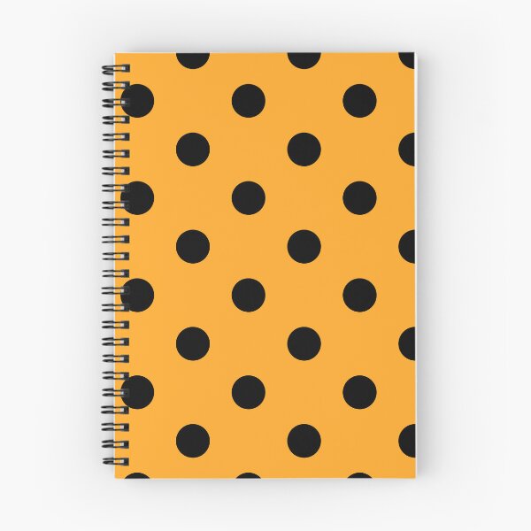 Item preview, Black polka dots on yellow background designed and sold by RishabhArts1.