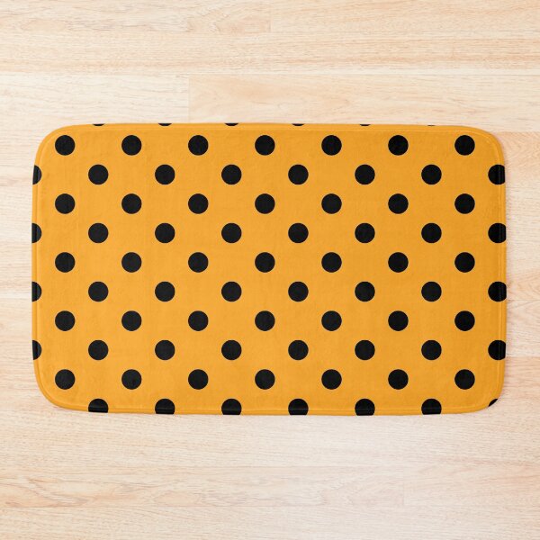 Item preview, Black polka dots on yellow background designed and sold by RishabhArts1.