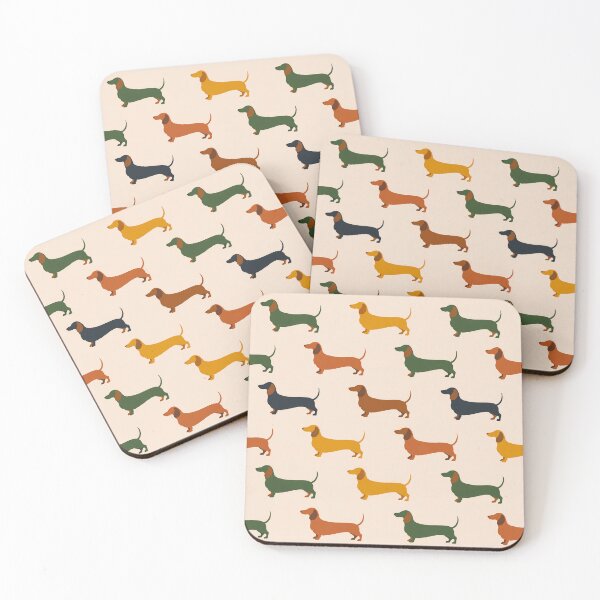 Item preview, Minimal Dachshund Pattern Dog designed and sold by MavtM.
