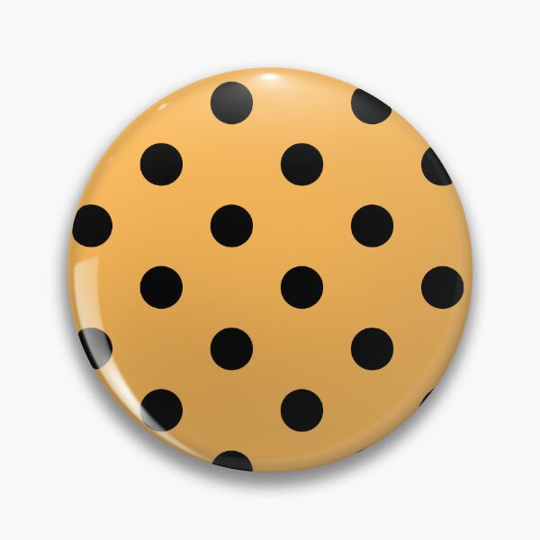 Item preview, Black polka dots on yellow background designed and sold by RishabhArts1.