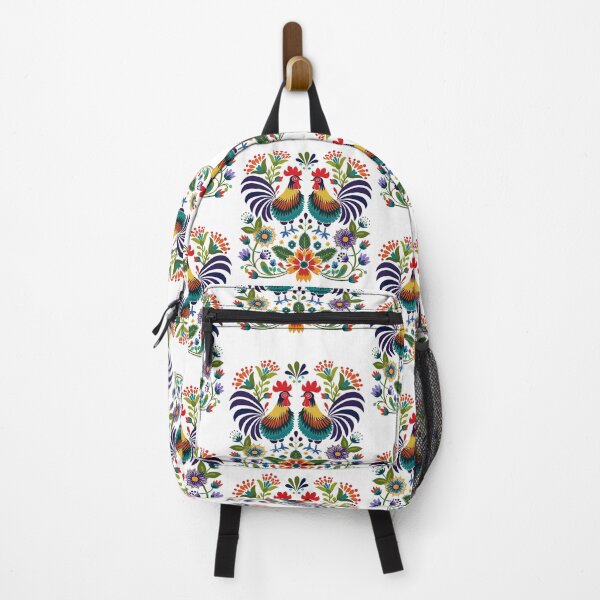 Item preview, Polish Flowers Rooster| Wycinanki | Folklore | Folk Art Blue designed and sold by xiao xuans.
