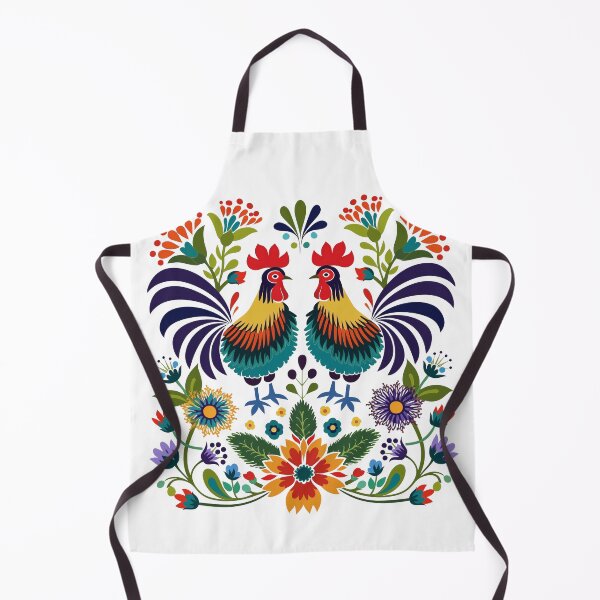 Item preview, Polish Flowers Rooster| Wycinanki | Folklore | Folk Art Blue designed and sold by xiao xuans.