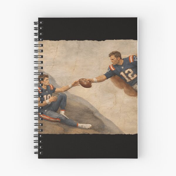 Item preview, Funny New England QB, Brady and Maye Inspired Football designed and sold by dianadouri.