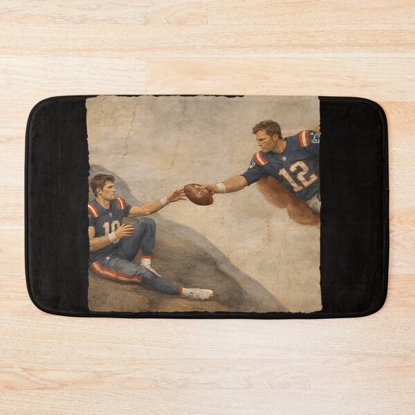 Item preview, Funny New England QB, Brady and Maye Inspired Football designed and sold by dianadouri.