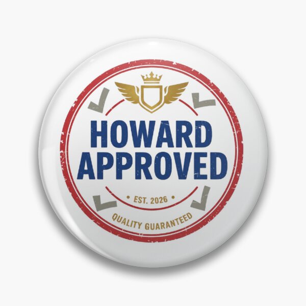 Item preview, Howard Approved - Personalized Name Custom Badge Stamp designed and sold by StillDow.