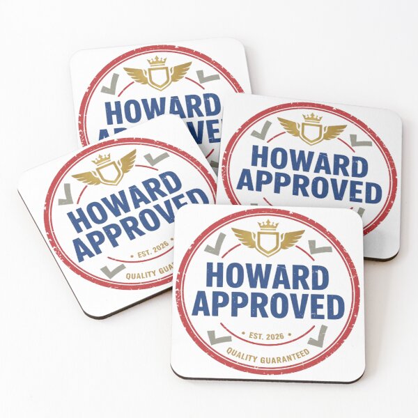 Item preview, Howard Approved - Personalized Name Custom Badge Stamp designed and sold by StillDow.