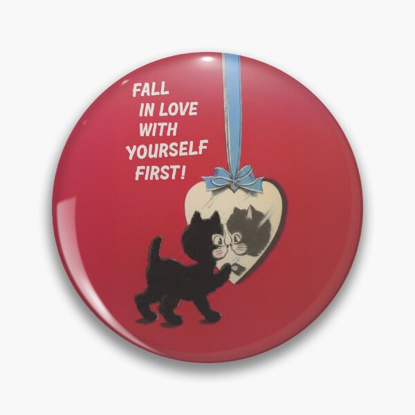 Item preview, LOVE YOURSELF FIRST | black cat self love inspiration designed and sold by ToruandMidori.