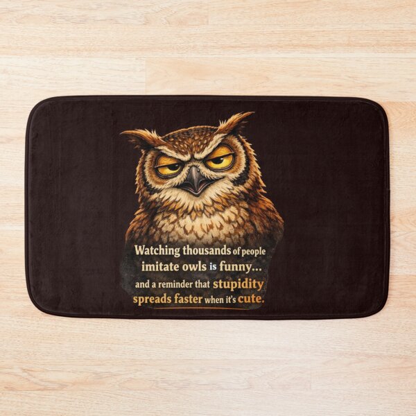 Item preview, Sarcastic Owl designed and sold by Create Nest.