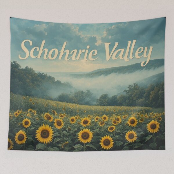 Item preview, Schoharie Valley: Sunflower Horizon designed and sold by David R Sawin The Architects Of Eden.