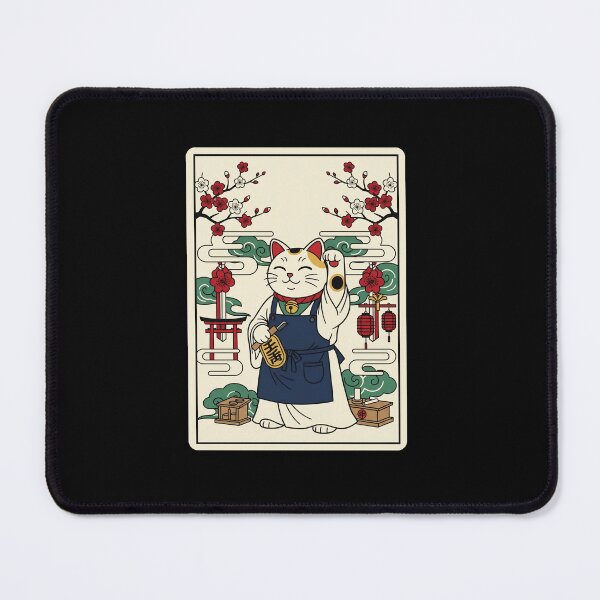 Item preview, Maneki Neko Lucky Cat Vintage Japanese Kimono  designed and sold by JordynLadukeg65.