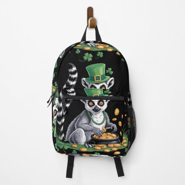 Item preview, St Patrick_s Day Lemur Leprechaun Hat Pot of Gold designed and sold by comptorasunfia.