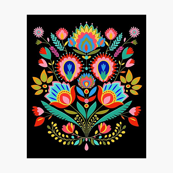 Item preview, Polish Flowers Pattern | wycinanki | Folklore | Folk Art designed and sold by xiao xuans.