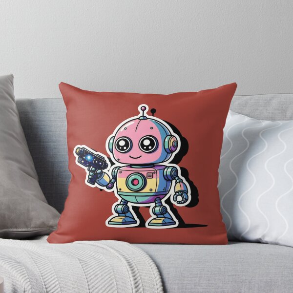 Item preview, Cosmic Pastel Robot with Galaxy Blaster designed and sold by SplashTastic.