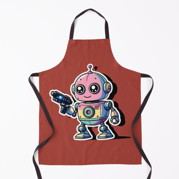 Item preview, Cosmic Pastel Robot with Galaxy Blaster designed and sold by SplashTastic.
