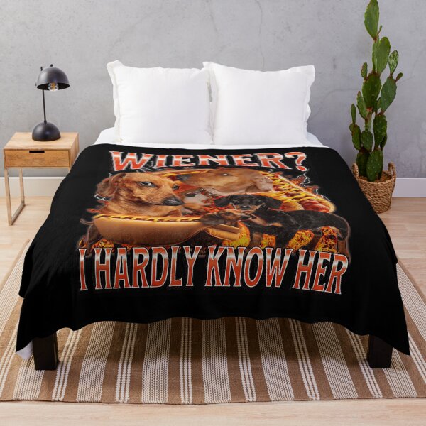 Item preview, Wiener I Hardly Know Her Funny Offensive Dachshund Bootleg designed and sold by tadmercado.