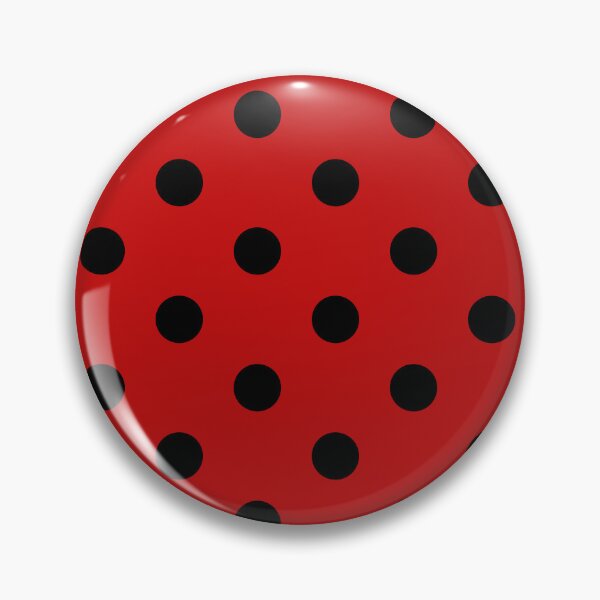 Item preview, Black polka dots on red background designed and sold by RishabhArts1.