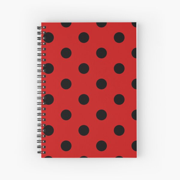 Item preview, Black polka dots on red background designed and sold by RishabhArts1.