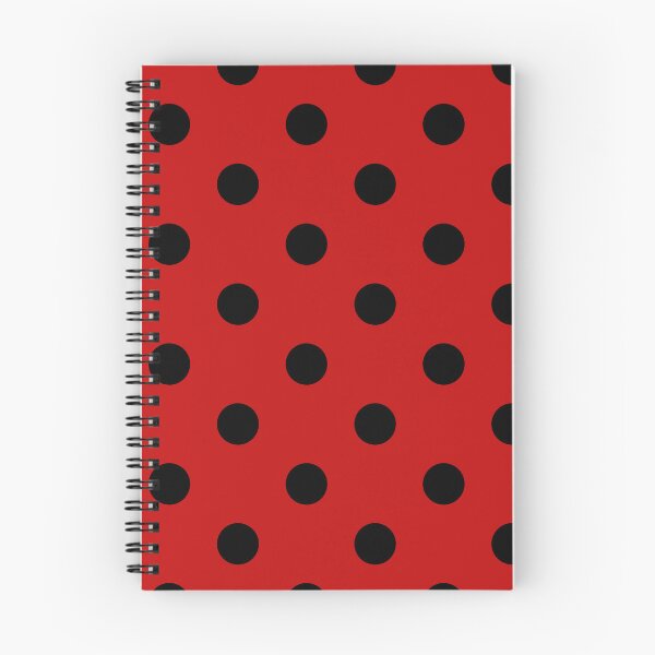 Item preview, Black polka dots on red background designed and sold by RishabhArts1.