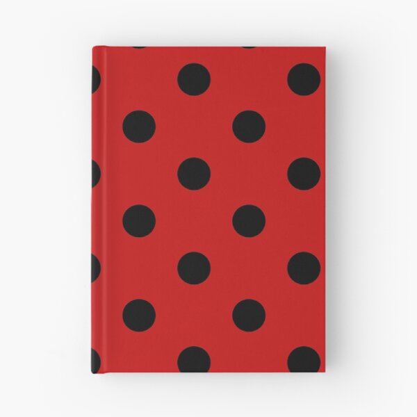 Item preview, Black polka dots on red background designed and sold by RishabhArts1.