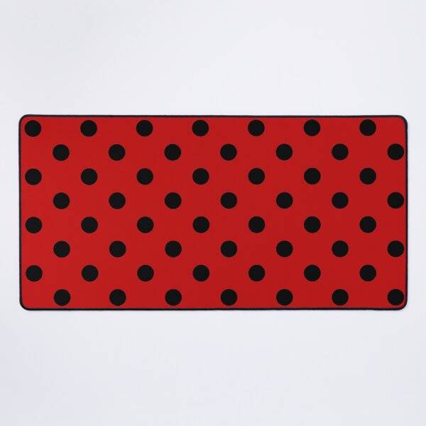 Item preview, Black polka dots on red background designed and sold by RishabhArts1.