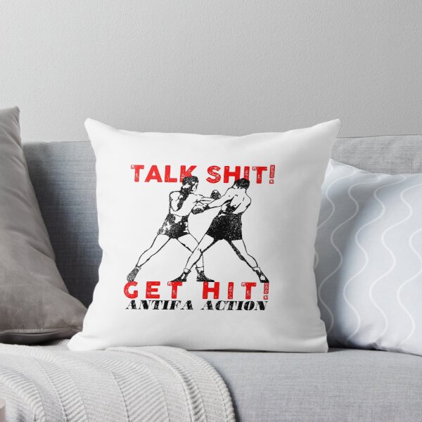 Item preview, Talk shit! Get hit! (antifa action) designed and sold by remerasnerdas.