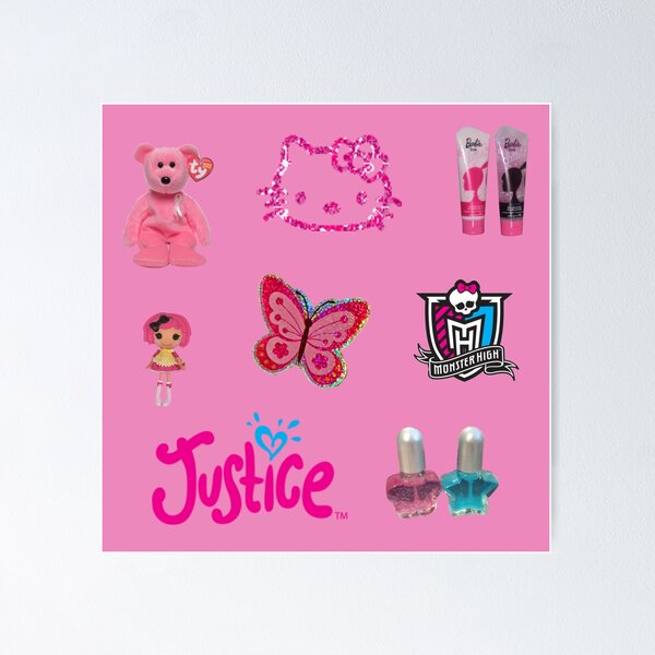 Item preview, Nostalgic Pink Sticker Set designed and sold by hellbillyhorror.