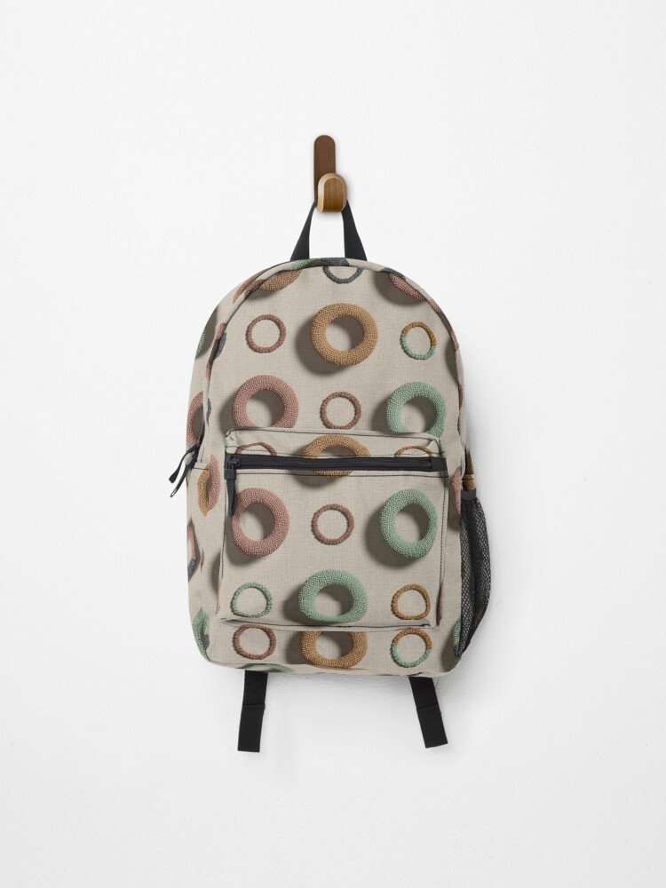 Thumbnail 1 of 3, Backpack, Abstract beadwork pattern  designed and sold by SineCreatives.