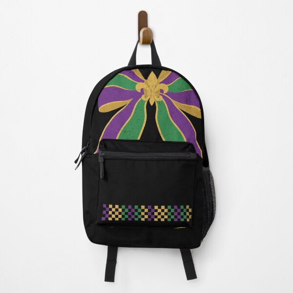 Item preview, Mardi Gras Coquette Bow Girls Checkered Carnival Spirit Kids designed and sold by UniTeeCo.