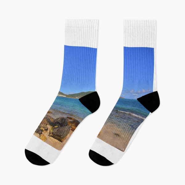Item preview, Serene Orient Bay with Rocky Shoreline designed and sold by LisaWootenPhoto.