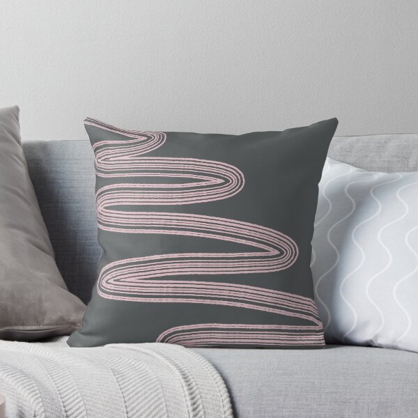 Item preview, Suggested snake, pink on muddy green designed and sold by janara-studio.