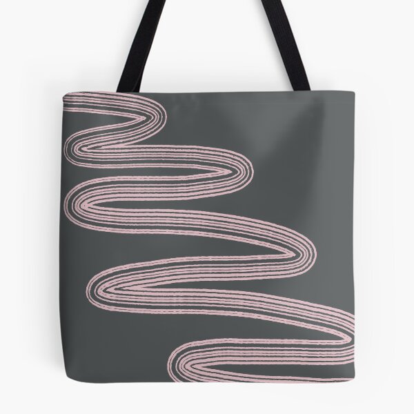 Item preview, Suggested snake, pink on muddy green designed and sold by janara-studio.