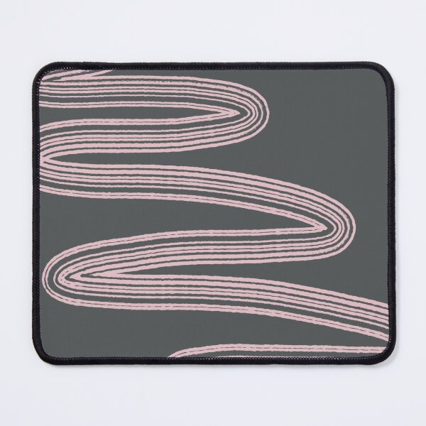 Item preview, Suggested snake, pink on muddy green designed and sold by janara-studio.