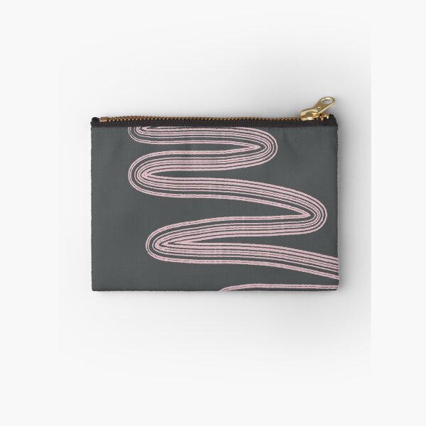 Item preview, Suggested snake, pink on muddy green designed and sold by janara-studio.
