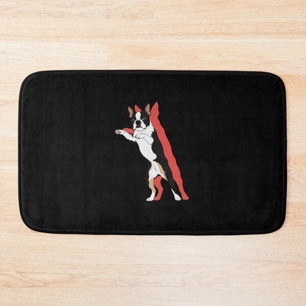 Item preview, Dancing Dog Retro Red Outline Cartoon Illustration designed and sold by JEFDodsonArt.