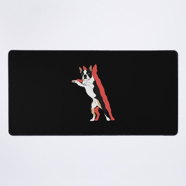 Item preview, Dancing Dog Retro Red Outline Cartoon Illustration designed and sold by JEFDodsonArt.