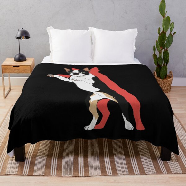Item preview, Dancing Dog Retro Red Outline Cartoon Illustration designed and sold by JEFDodsonArt.