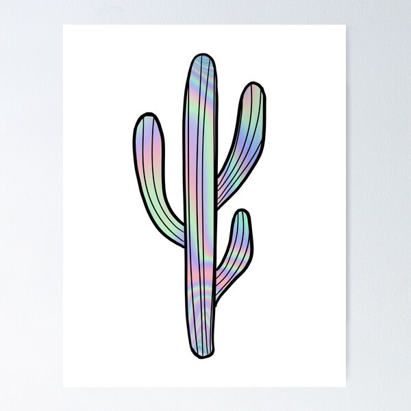 Item preview, Iridescent Cactus designed and sold by rainbowcatnip.