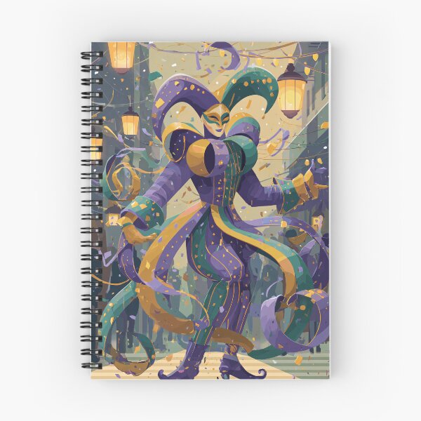 Item preview, Jester Masquerade in Falling Confetti designed and sold by Turocks.