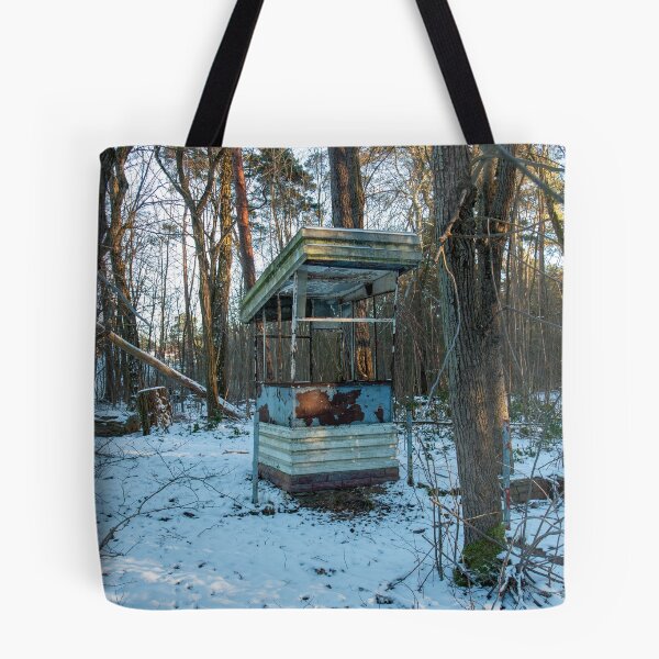 Item preview, Abandoned guardhouse in the winter forest – Lost place in the snow designed and sold by MarkusUrbex.
