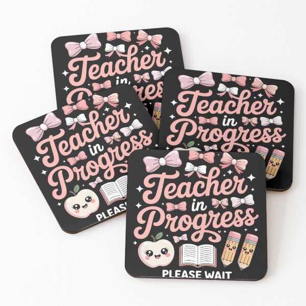 Item preview, Teacher in Training Pink Bow Apple Please Wait designed and sold by sterabamineh.