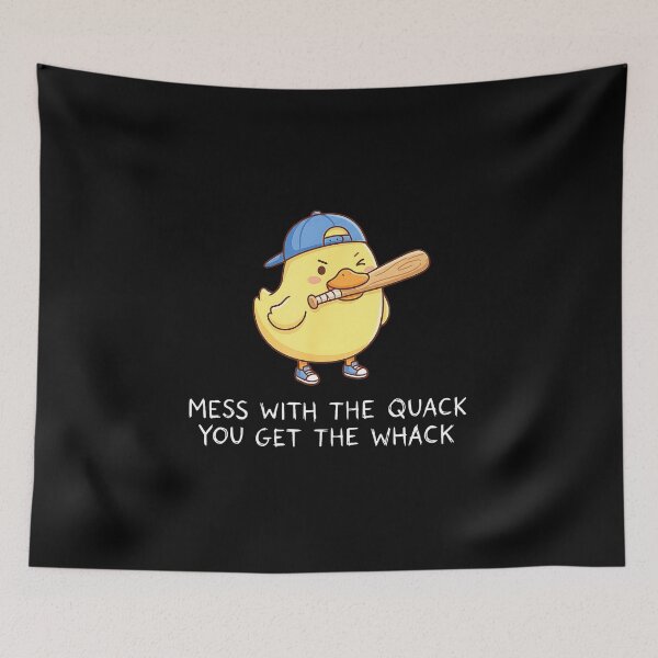 Item preview, Goose Mess With The Quack You Get The Whack Funny Duck Meme  designed and sold by miaa-artistshop.