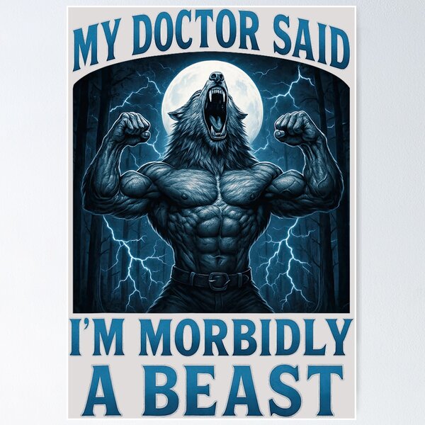 Item preview, Funny Graphic Tee for Men Women Teens Alpha Wolf Beast Meme  designed and sold by KathieFaugh.
