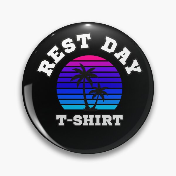 Item preview, Rest Day T‑Shirt Retro Beach Vibes designed and sold by JusText.