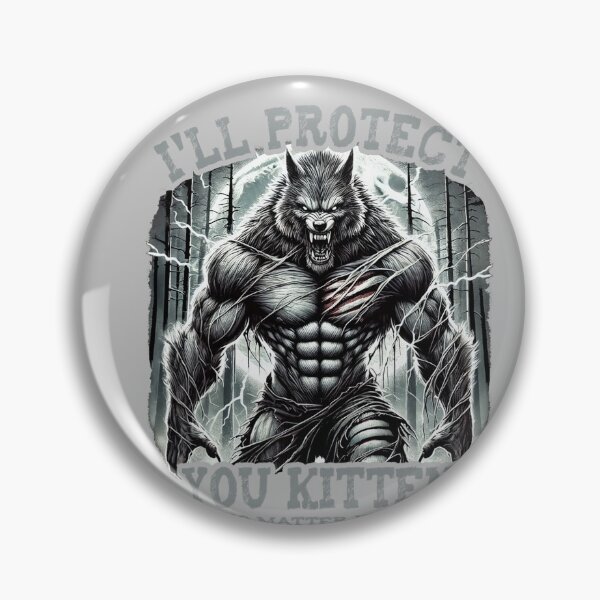 Item preview, Funny Graphic Tee I'll Protect You Kitten Alpha Wolf Meme designed and sold by mjohnson9.
