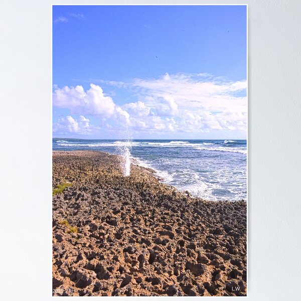 Item preview, A Blowhole At Orient Bay St. Martin designed and sold by LisaWootenPhoto.