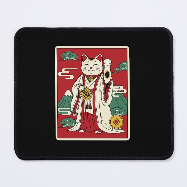 Item preview, Maneki Neko Lucky Cat Kimono Gold Coin Japanese Traditional designed and sold by JordynLadukeg65.