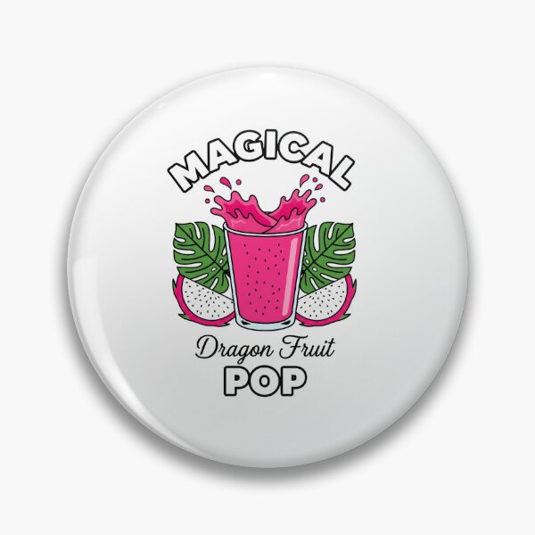 Item preview, Magical Dragon Fruit Pop – Pink Pitaya Smoothie Tropical Drink Art designed and sold by C3J7.